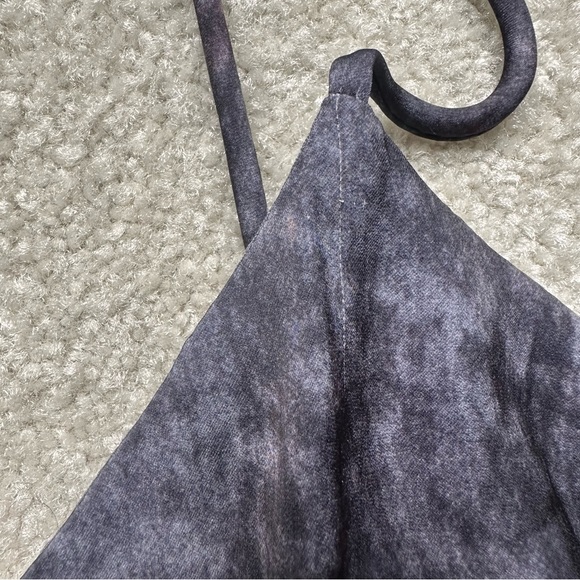 Olivaceous Mini Charcoal Watercolor Slip Dress sized Small - Picture 8 of 8